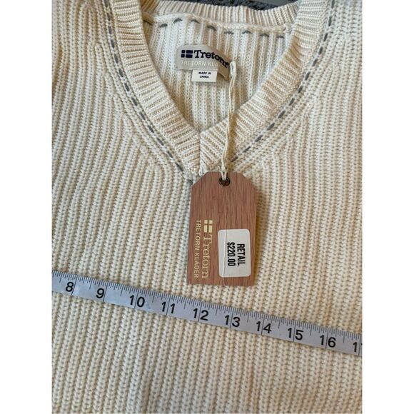 NWT tretorn 100% wool oversized sweater size large - Picture 6 of 8